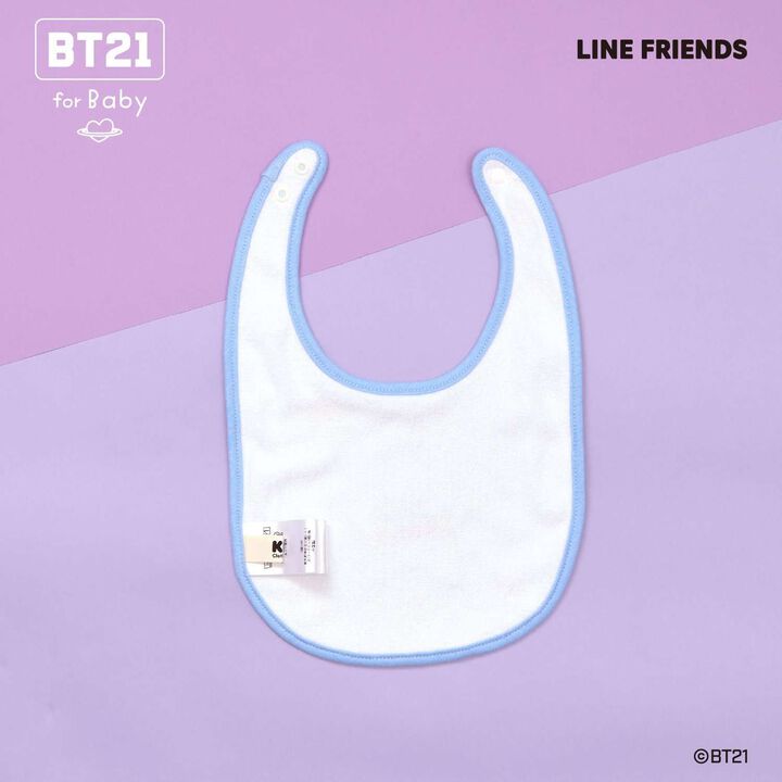 [BT21] All-Over Pattern Bib,Sax blue, medium image number 3