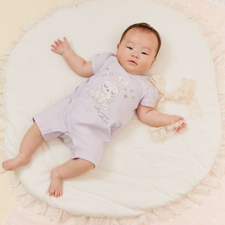 Mimi-chan Appliqu&eacute; Embroidery Shortall,Pink, medium image number 17