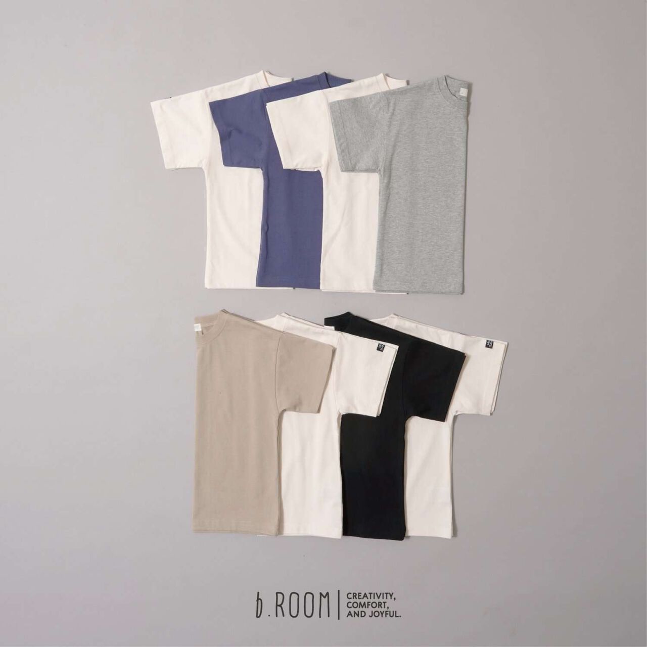 [Daily Standard Wear] 2-Pack Simple T-Shirt Set,Top gray, large image number 11
