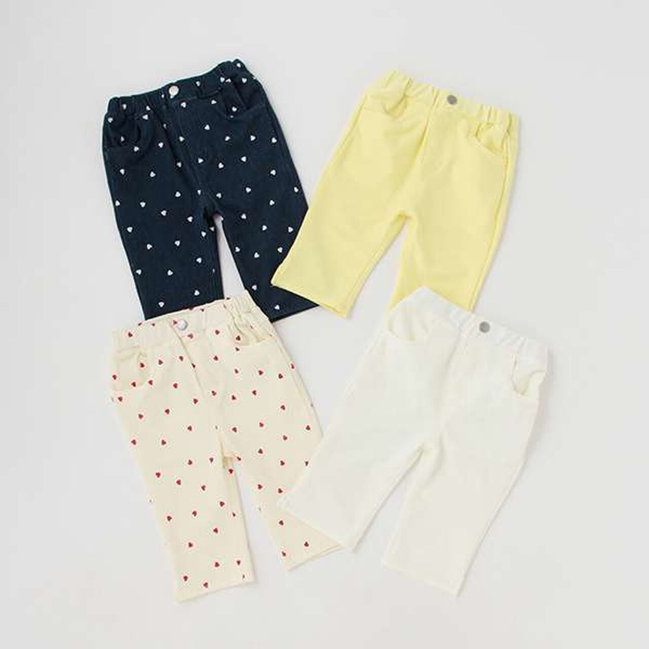 [Smile Series] Capri Pants,Yellow, large image number 19