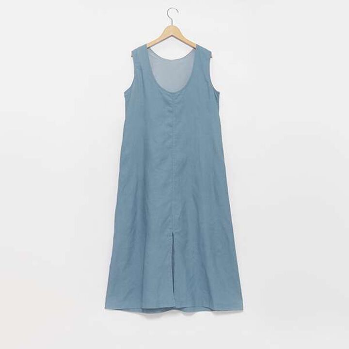 [Link] Sleeveless One-Piece Dress (Adult Size),Blue, medium image number 11