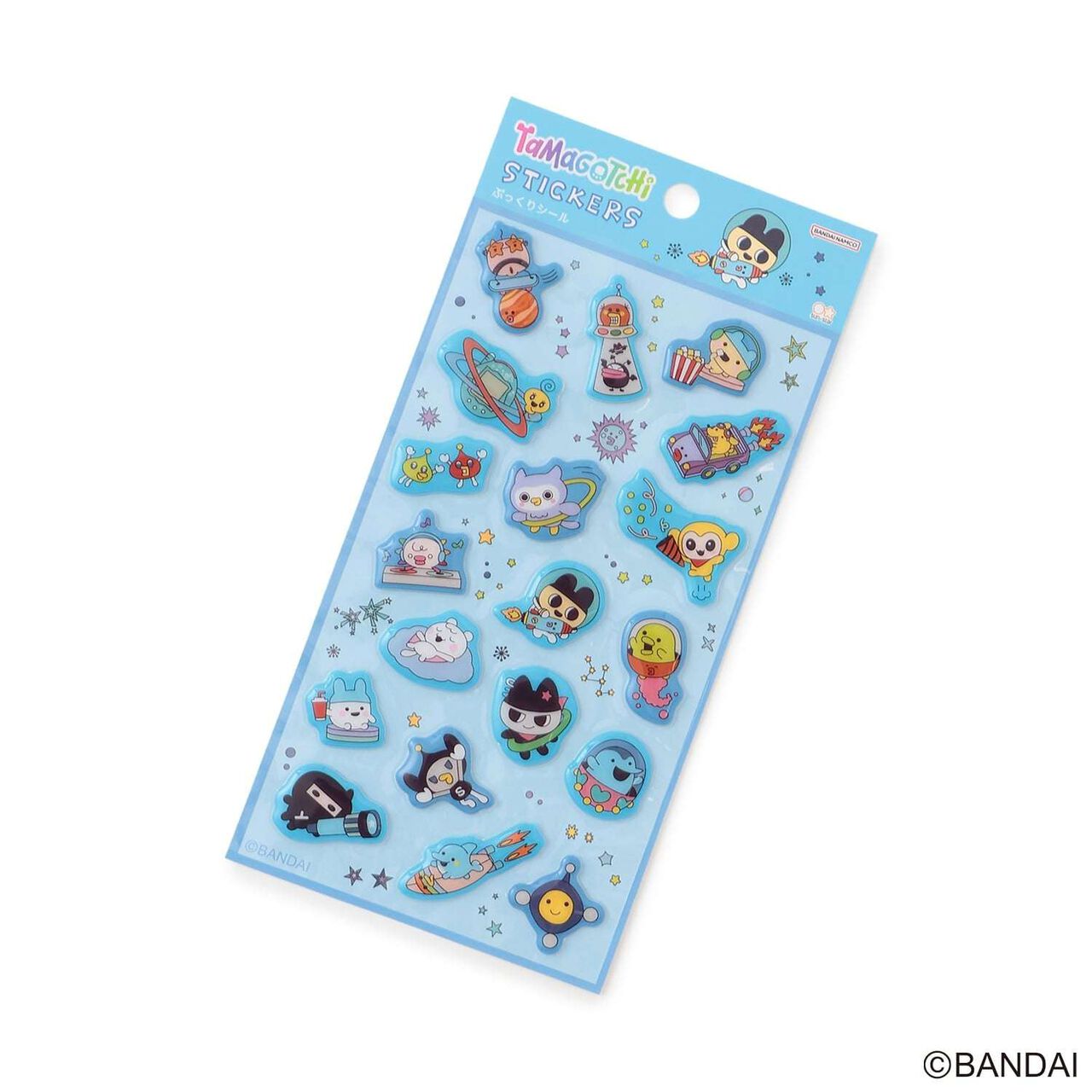 [Tamagotchi] Puffy Stickers,Light blue, large image number 0