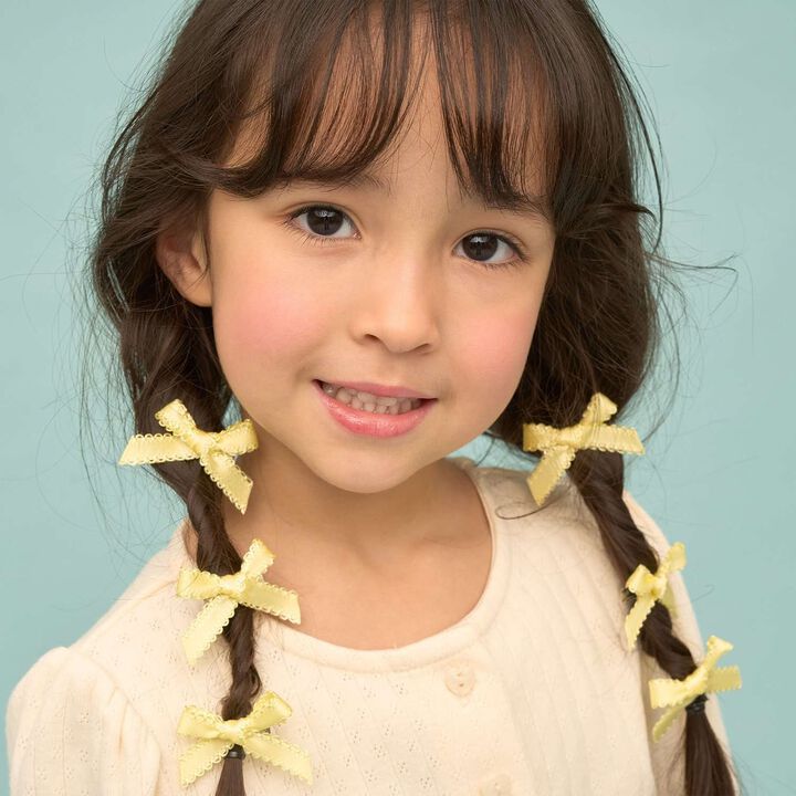 Mini Hair Clips (Set of 6),Cream, medium image number 14