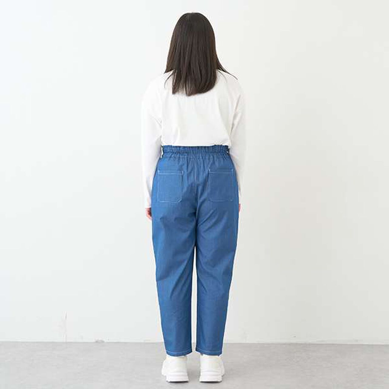 [+SIZE] [GOOD PRICE] Tapered Pants,Blue, large image number 11