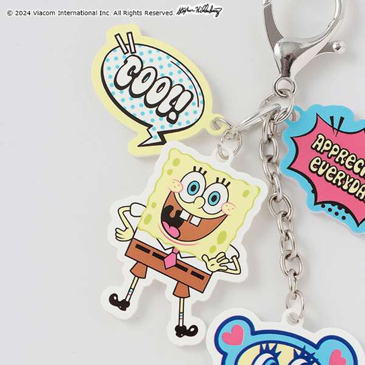 SpongeBob x Angel Blue Keychain,Multi color, medium image number 3