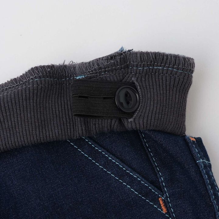 Dinosaur and Heavy Machinery Long-Length Straight Pants,Navy, medium image number 3