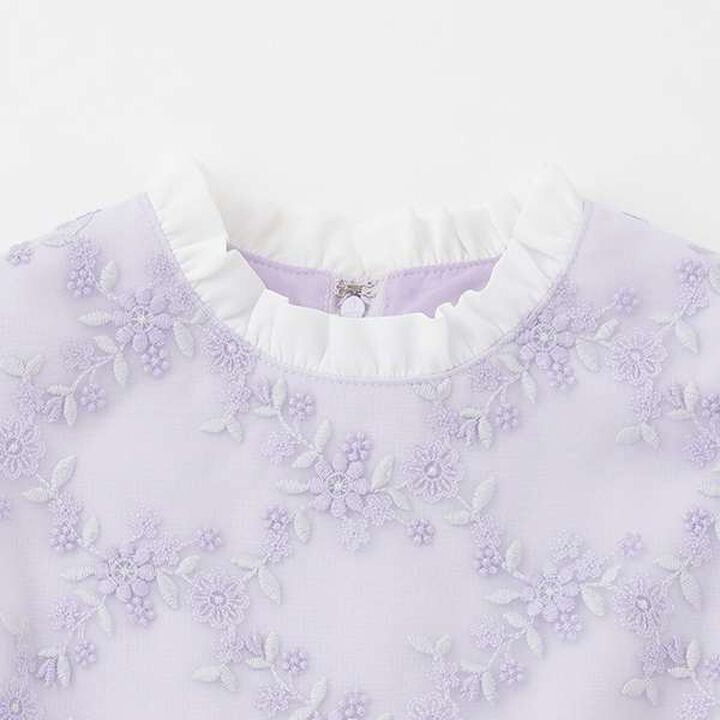 Lace OP + No-Collar JK Set,Lavender, medium image number 5