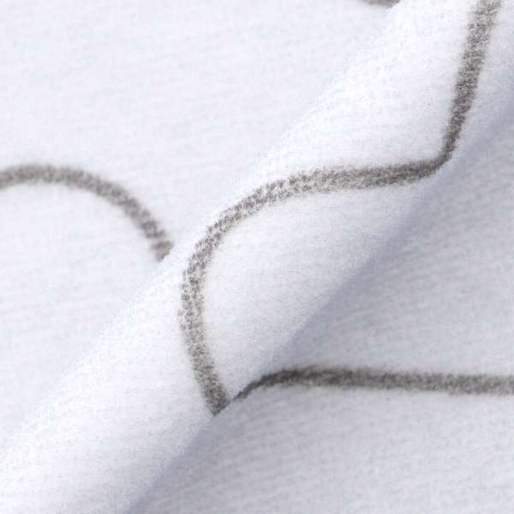 Heart Pattern Hand Towel,Black, medium image number 3