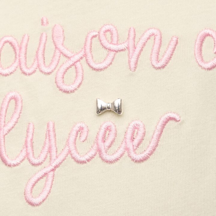 [Quick-Dry UV Non-Crumbling] Muteki T Logo Embroidery Shirred Sleeve Top,Yellow green, medium image number 22