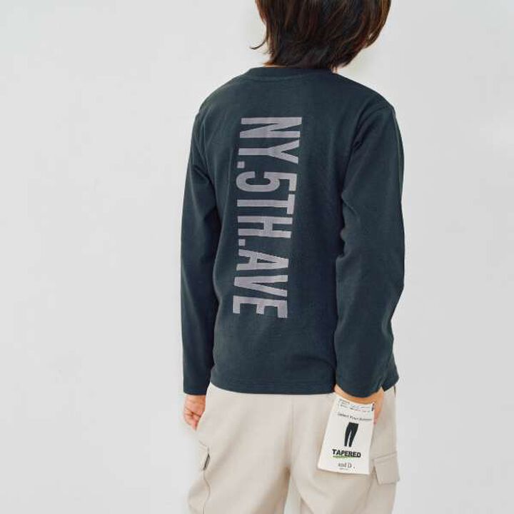 [365D.] Assorted Logo Print Long Sleeve T-Shirt,Ivory, medium image number 19