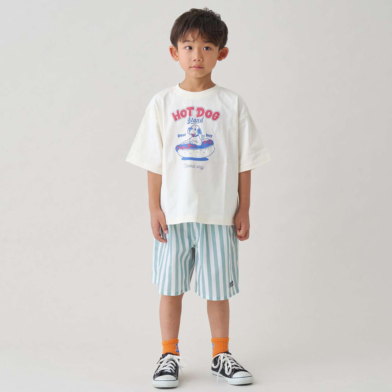 [100% Cotton] Colorful Assorted Graphic T-Shirts,Off white, large image number 0