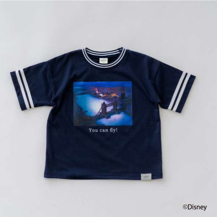 [Disney] Peter Pan Line Short Sleeve T-Shirt,Off white, medium image number 5
