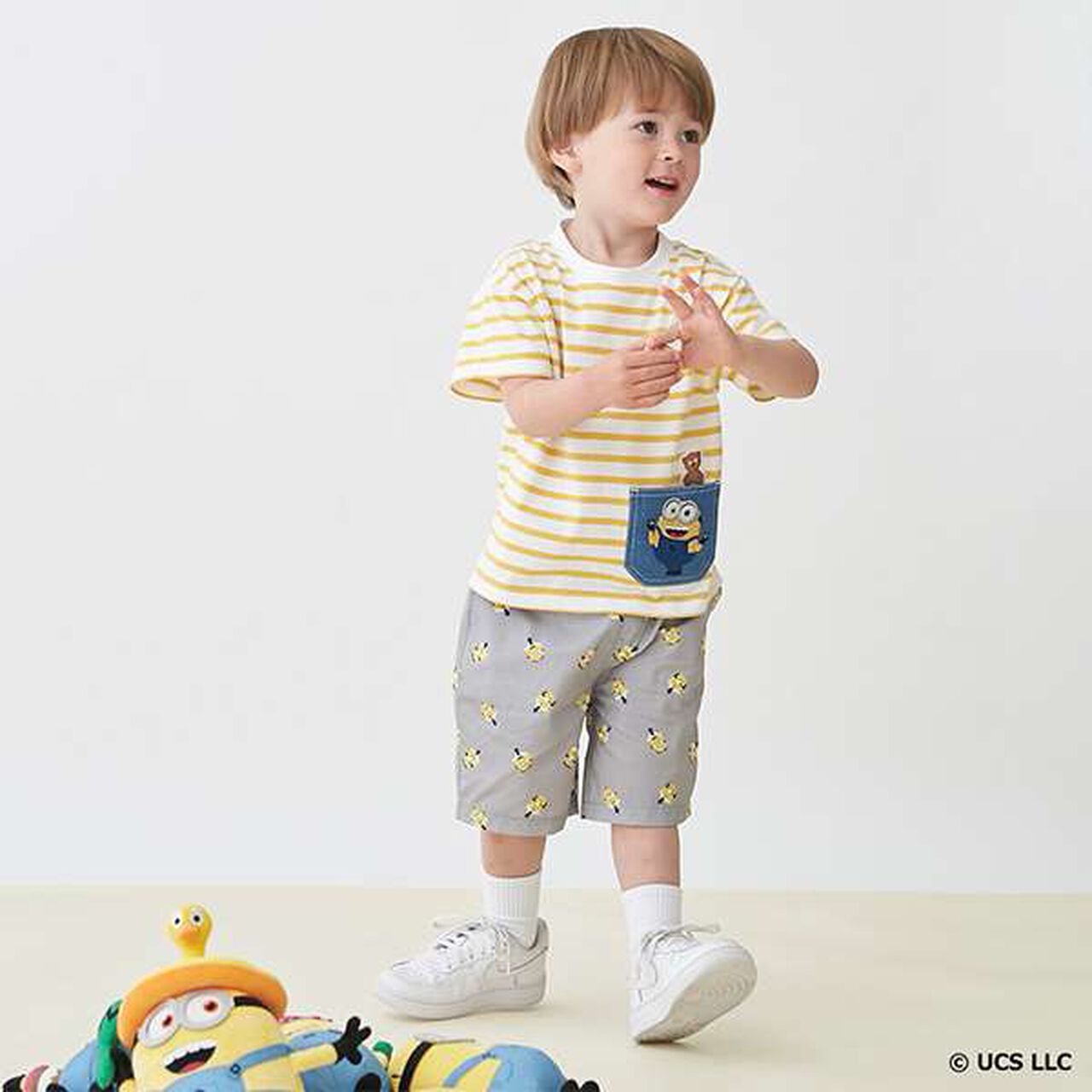 Minion Assorted Half Pants,Light beige, large image number 22