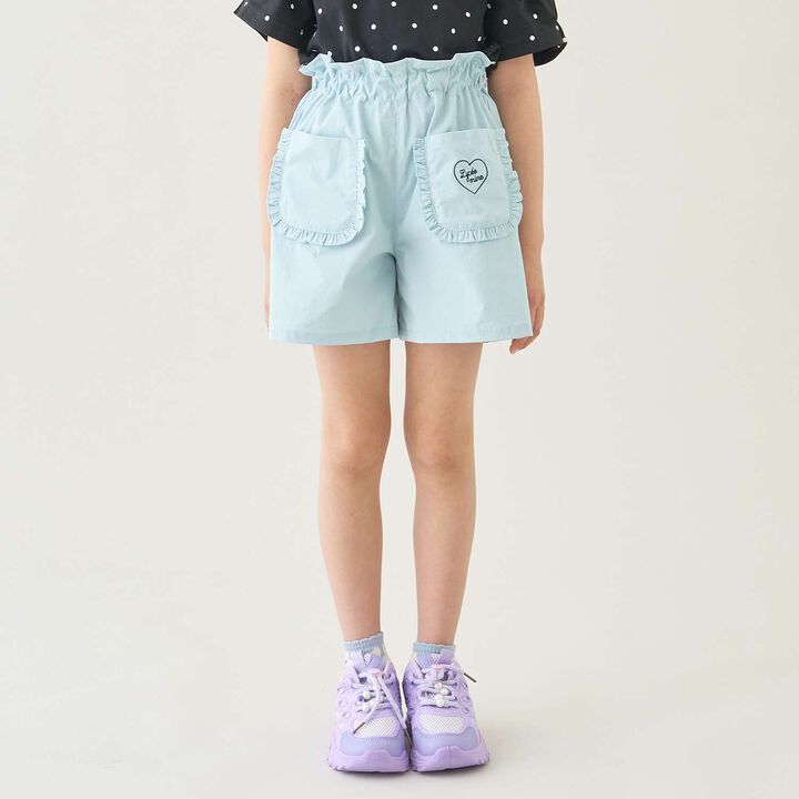 [Land and Water Use] Frill Pocket Shorts for Girls [Kids' Clothing],Red, medium image number 19