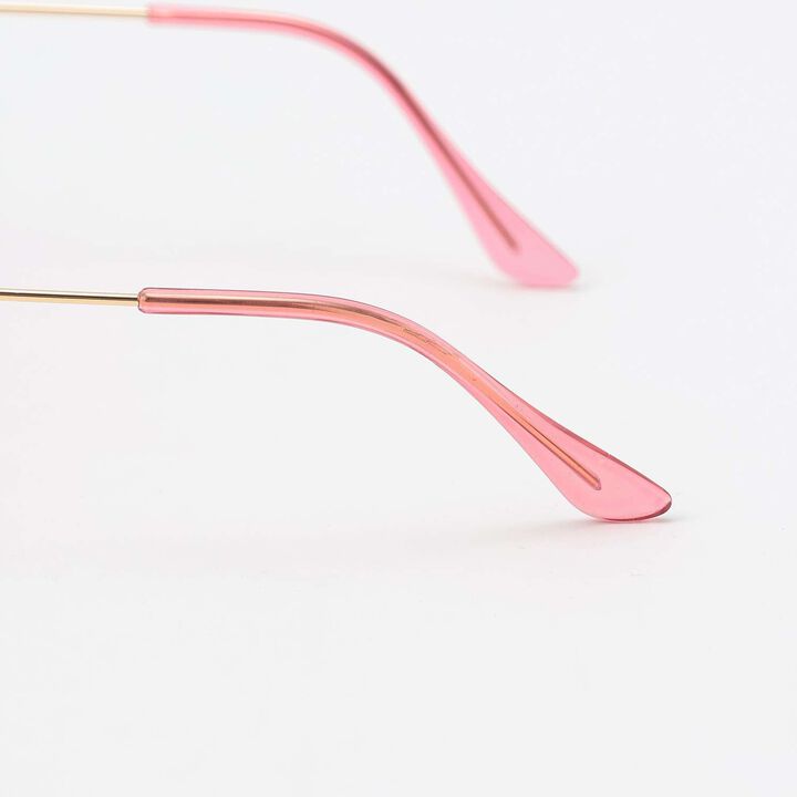 [UV] Heart-Shaped Sunglasses,Pink, medium image number 4