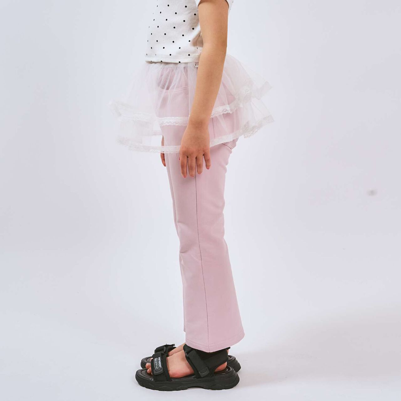 Tulle Frill Belt,Off white, large image number 10