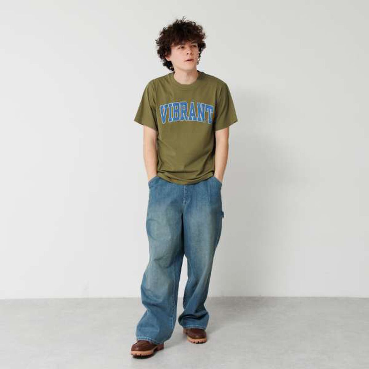 [Affordable] Front Arch Logo Short Sleeve T-Shirt,White, large image number 9