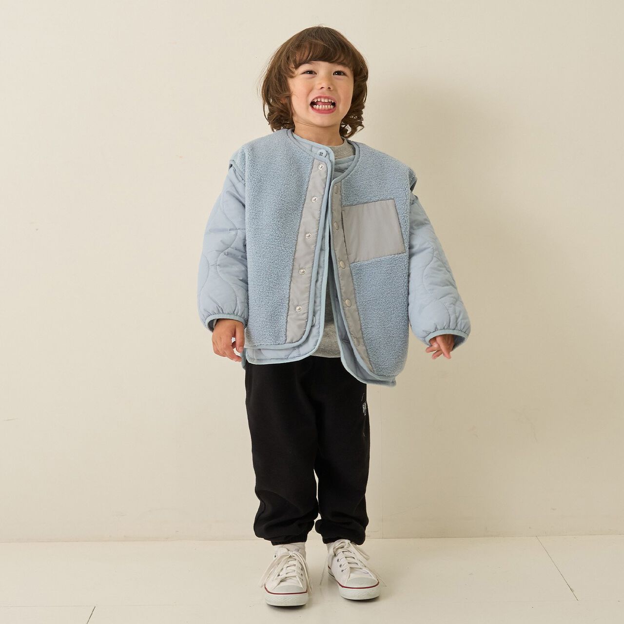 [Mix and Match Series] Quilted Jacket,Off white, large image number 29