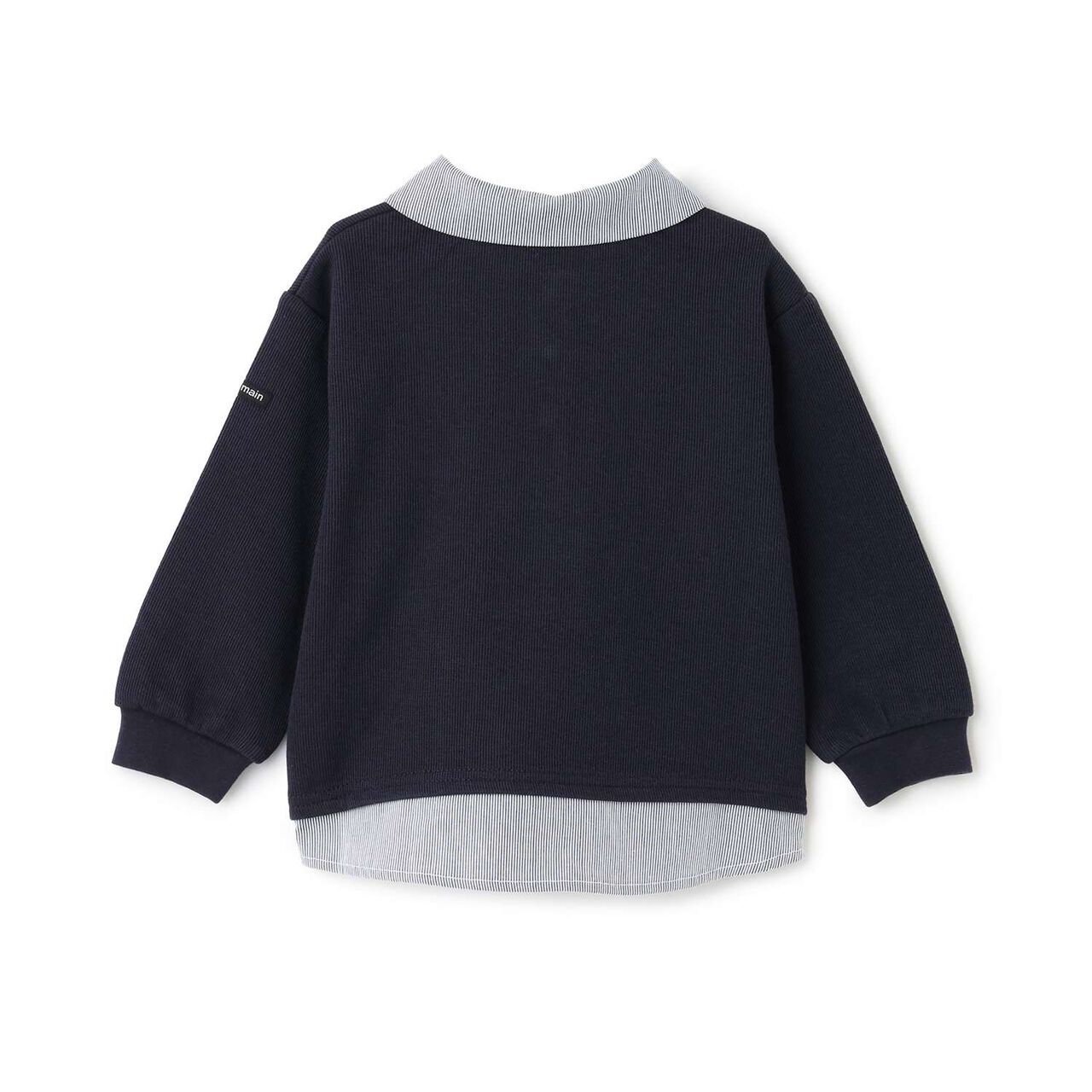 Chikawa Anime Long-Sleeve T-Shirt with Docking Design,Ivory, large image number 5