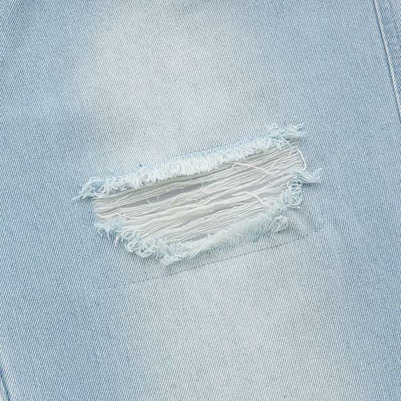 Cut-Off Denim Pants,Sax blue, large image number 7