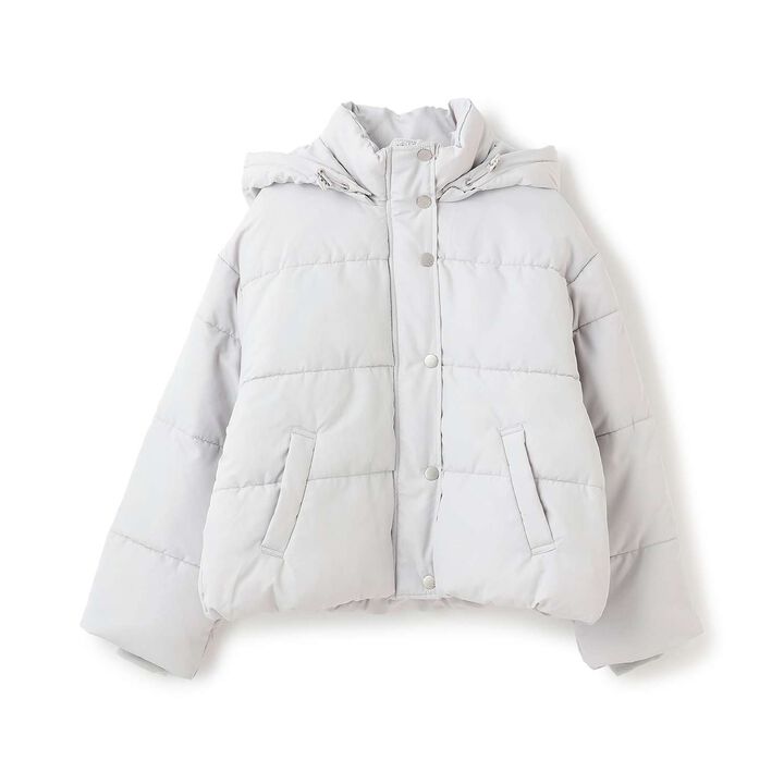 Puffy Bomber Jacket,Light gray, medium image number 15