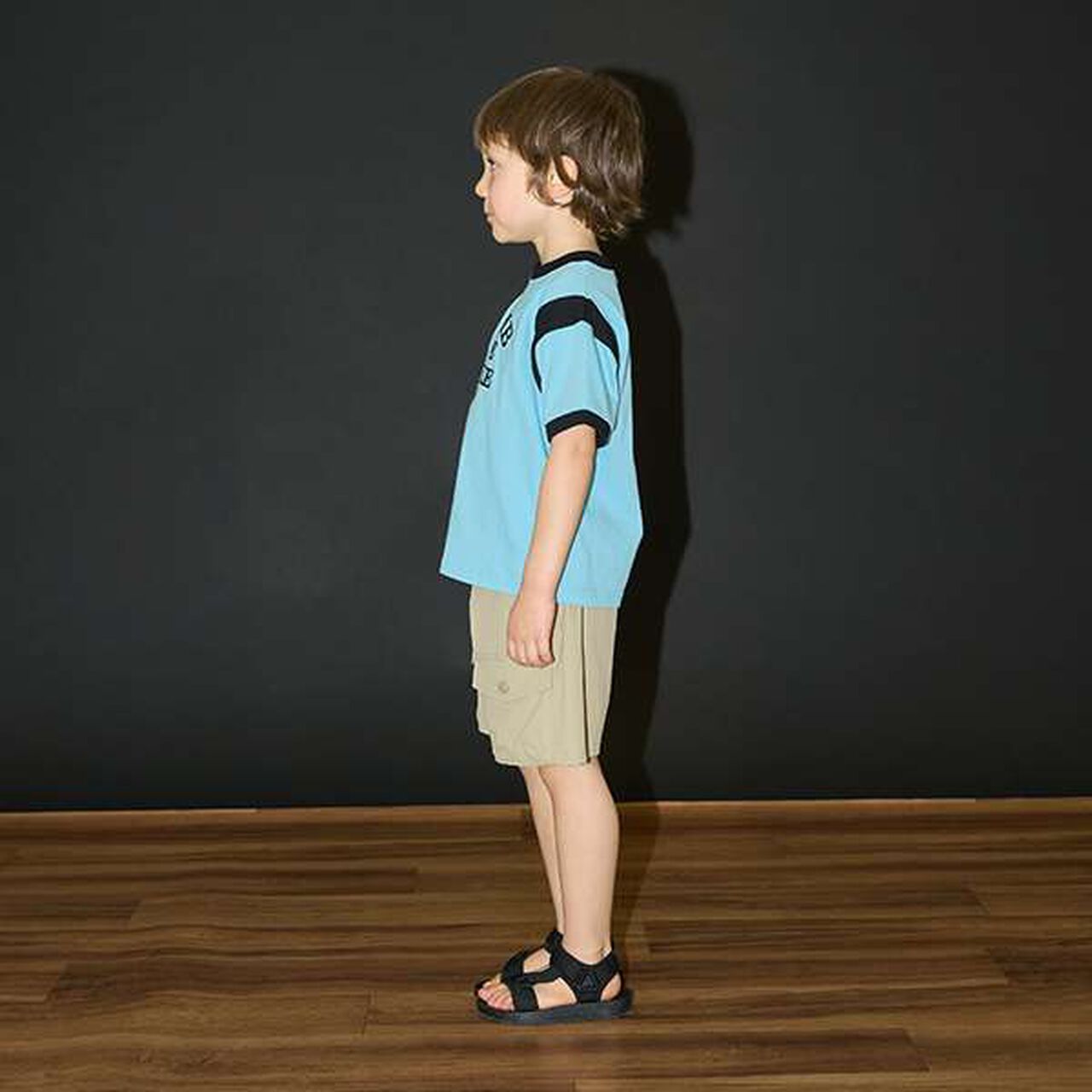 [Kaiteki Tenjiku] Bi-Color Printed T-Shirt,Turquoise, large image number 6