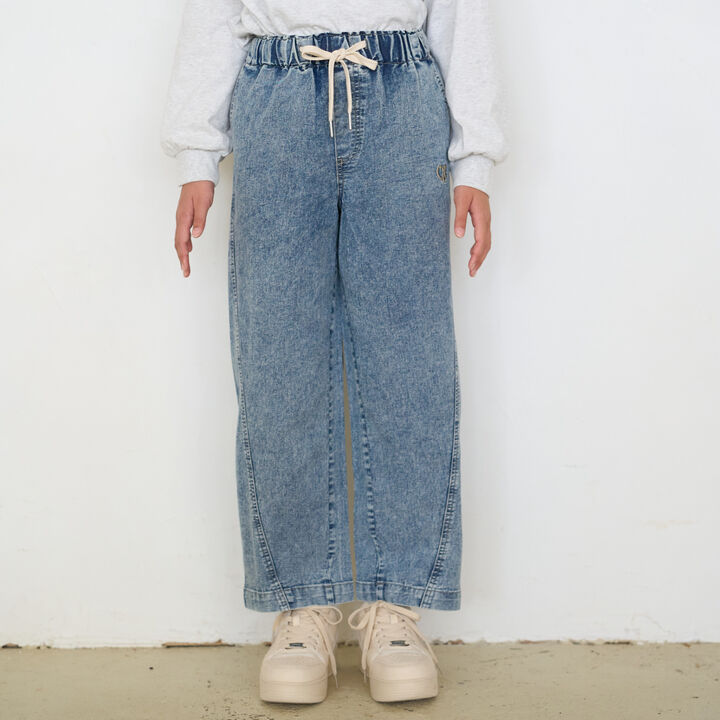 [ME DENIM] Stretch Quick-Dry Easy Pull-On Pants,Gray, medium image number 9