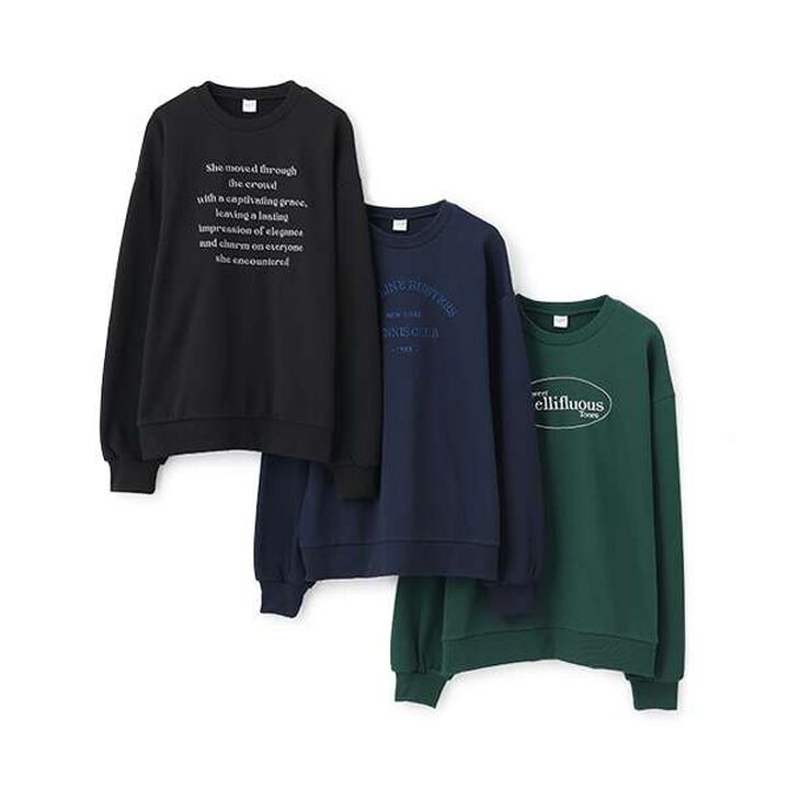 [Matching with Dad]  Big Logo Sweatshirt,Deep green, medium image number 9