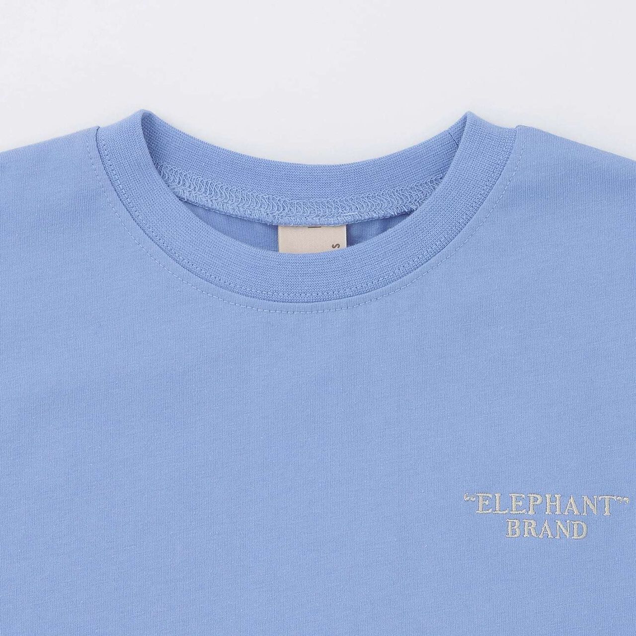 [ELEPHANT/連結款] 寬鬆剪裁Kids短袖T恤,薩克斯藍, large image number 10