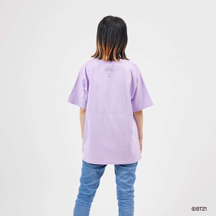 [BT21] Print & Embroidery Short Sleeve T-Shirt (Adult),White, medium image number 19