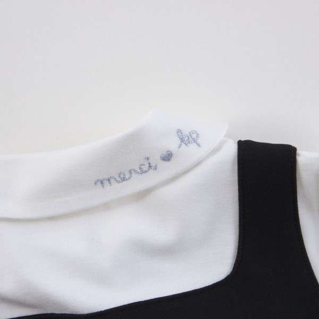 KP Layered One-Piece Dress with Ribbon [100-140],Beige, large image number 12