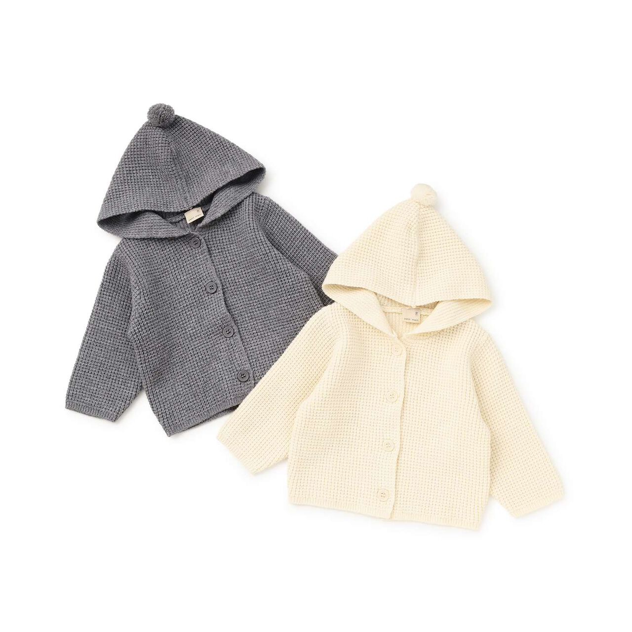Pointed Hat Cardigan [Set Up Compatible],Gray, large image number 10