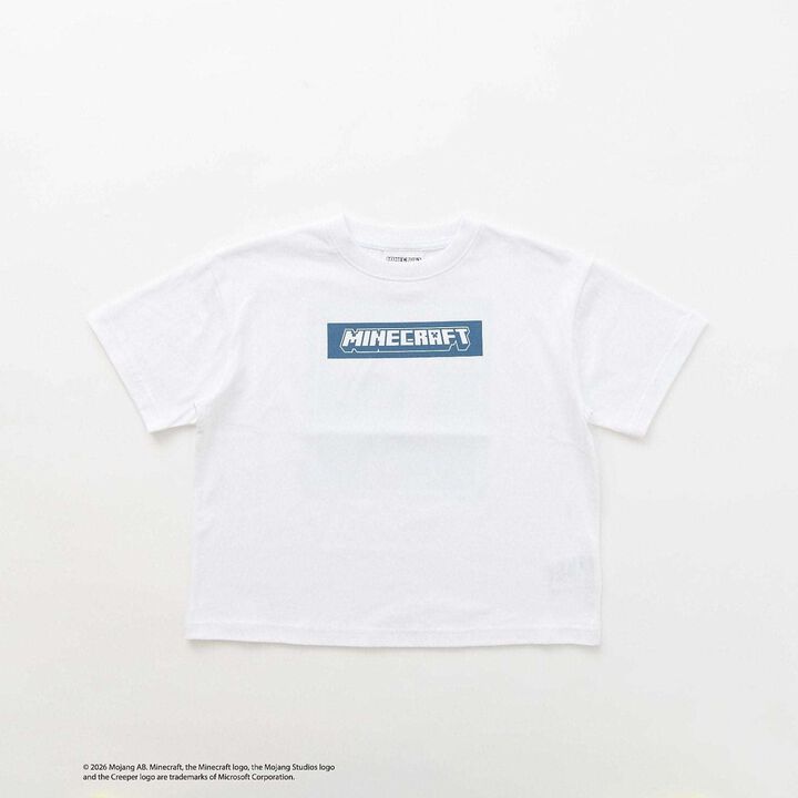 [Minecraft] Icon Block Back Short-Sleeve T-Shirt,White, medium image number 11