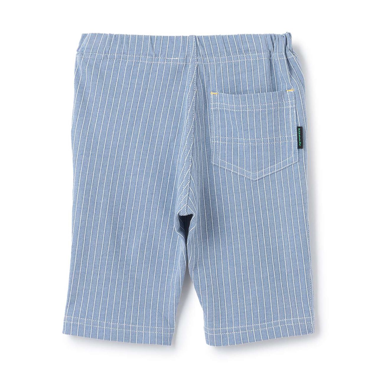 Train Stripe 6/10 Length Pants,Sax blue, large image number 1