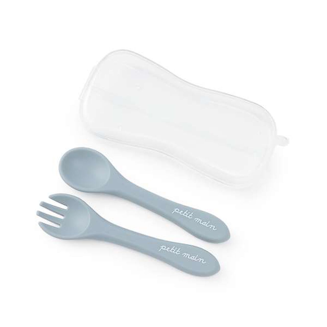 Silicone Cutlery/L,Blue gray, large image number 0