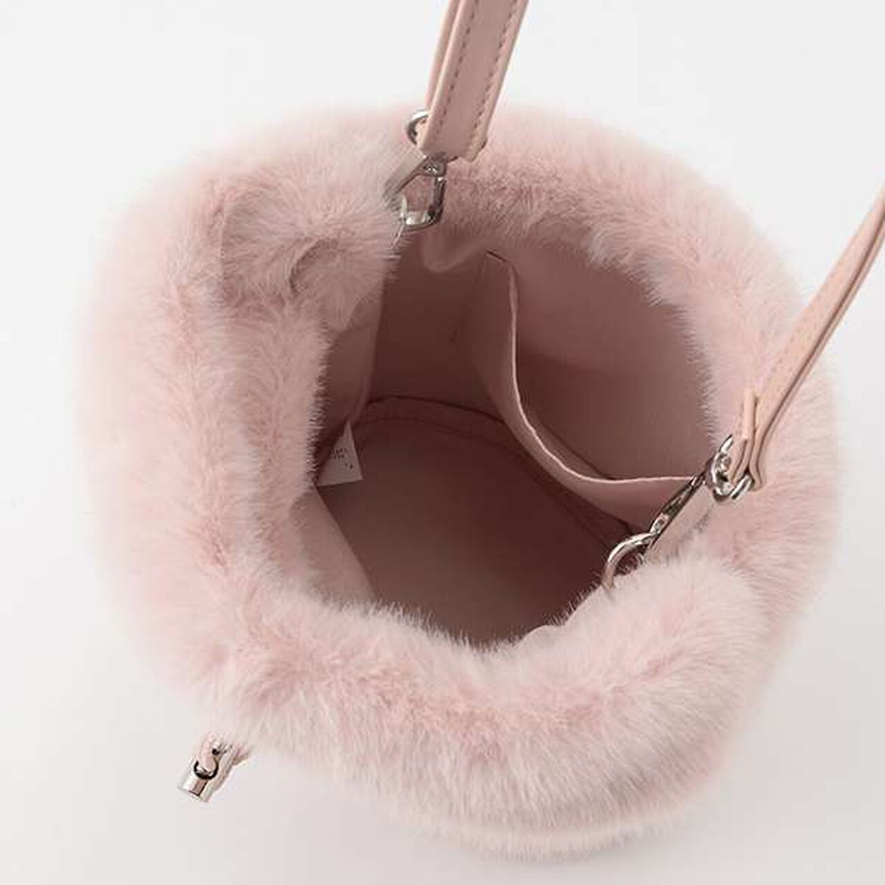 Faux Fur Shoulder Bag,Off white, large image number 5