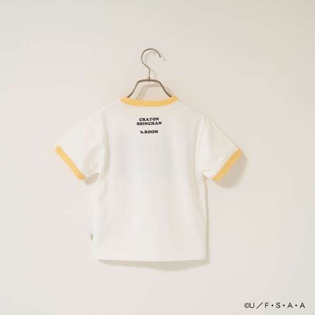 Crayon Shin-chan Comfortable Jersey Ringer T-Shirt,Black, large image number 12