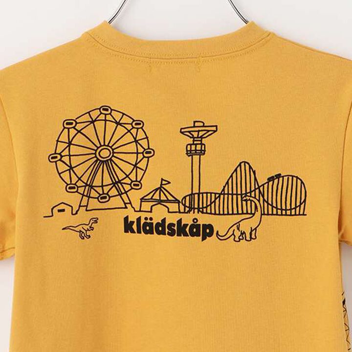 Dinosaur Roller Coaster Short Sleeve T-Shirt,Yellow, medium image number 10