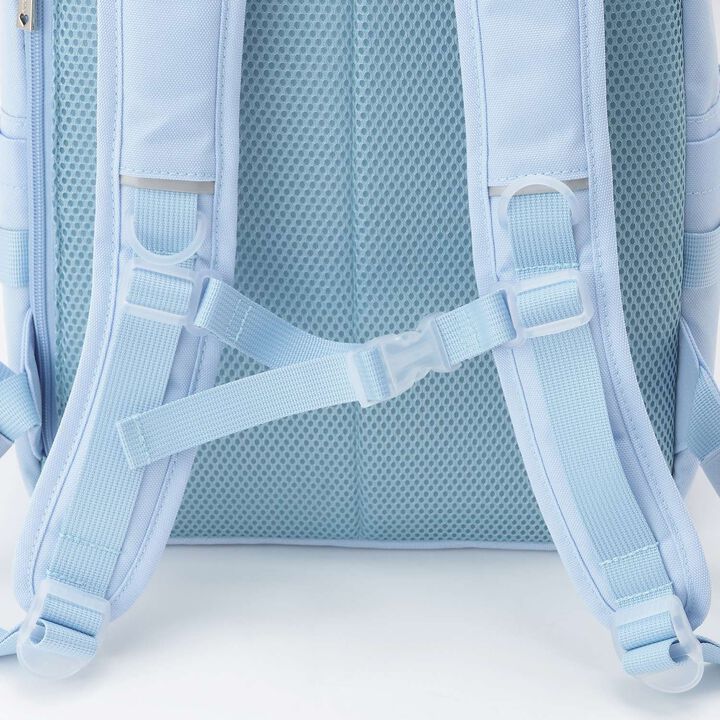 Water-Repellent Clear Pocket Backpack with Charm 20L,Black, medium image number 6