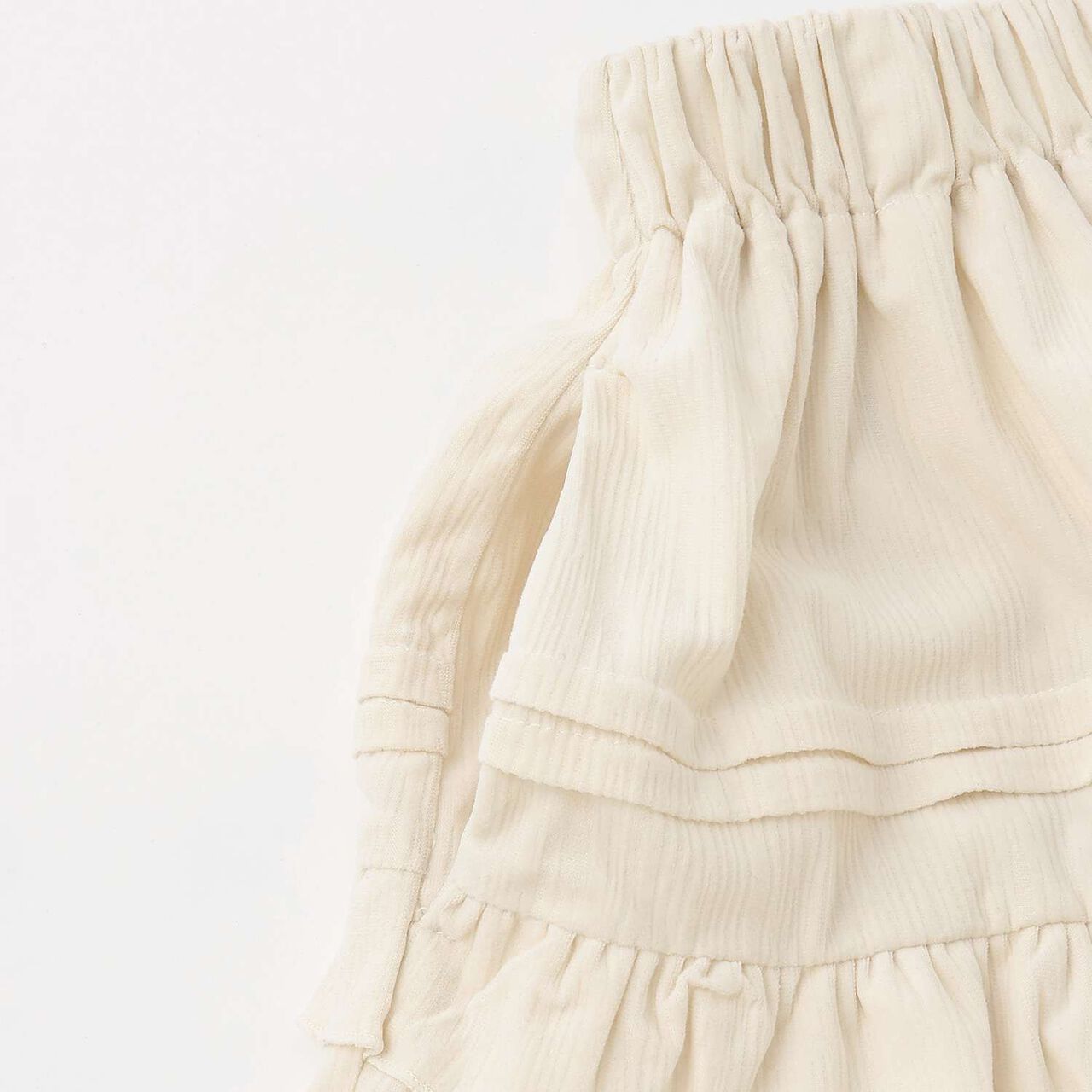 Calla Crepe Tiered Skirt,Black, large image number 12