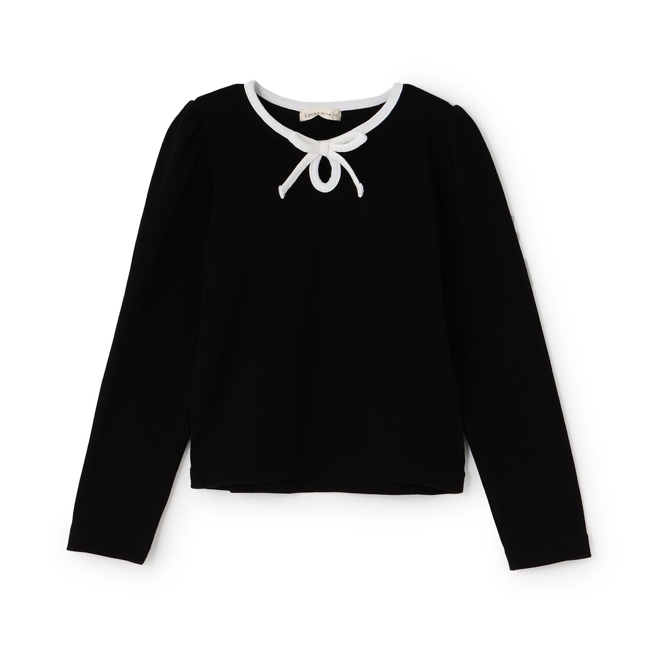 [Mini Length] Bi-Color Ribbon Ribbed Top,Blue gray, large image number 15
