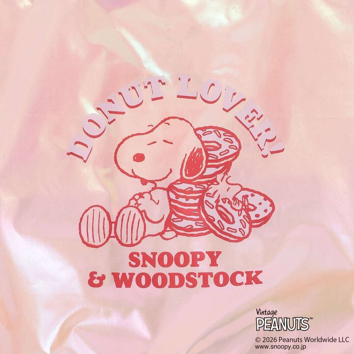 [SNOOPY] Metallic Tote Bag,Off white, medium image number 5