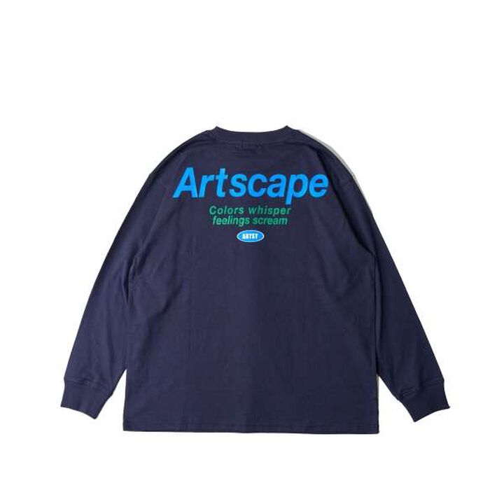 Pocket Logo Print Long-Sleeve T-Shirt,Light gray, medium image number 9