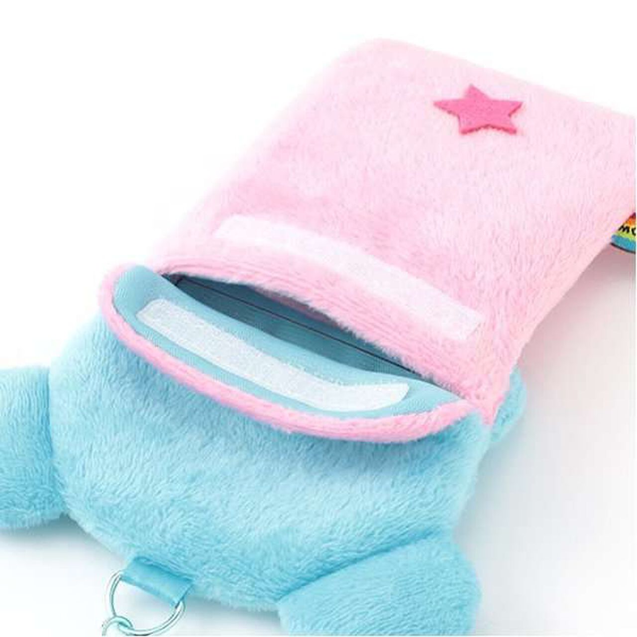 Mr. Nakamura Plush Toy Card Case,Blue, large image number 4