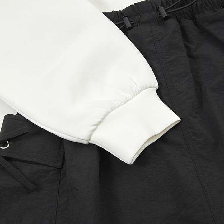 Troislapins Half-Zip Docking Cargo One-Piece Dress (140-160),Beige, medium image number 13