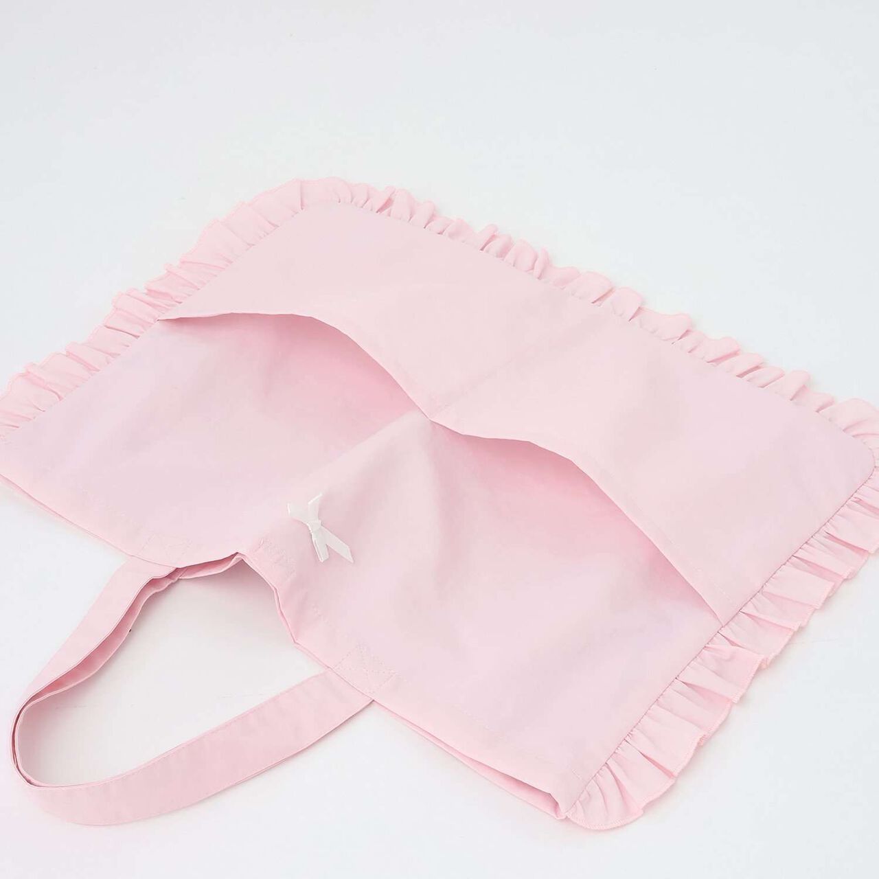 [School-Ready] [Water-Repellent, Anti-Stain, Durable, UV] Frill Lesson Bag with Ribbon,Lavender, large image number 12