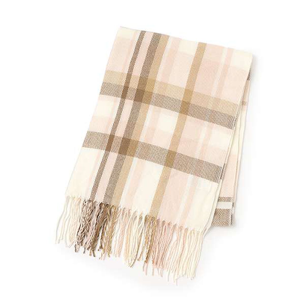 Plaid Scarf,Sax blue, large image number 6