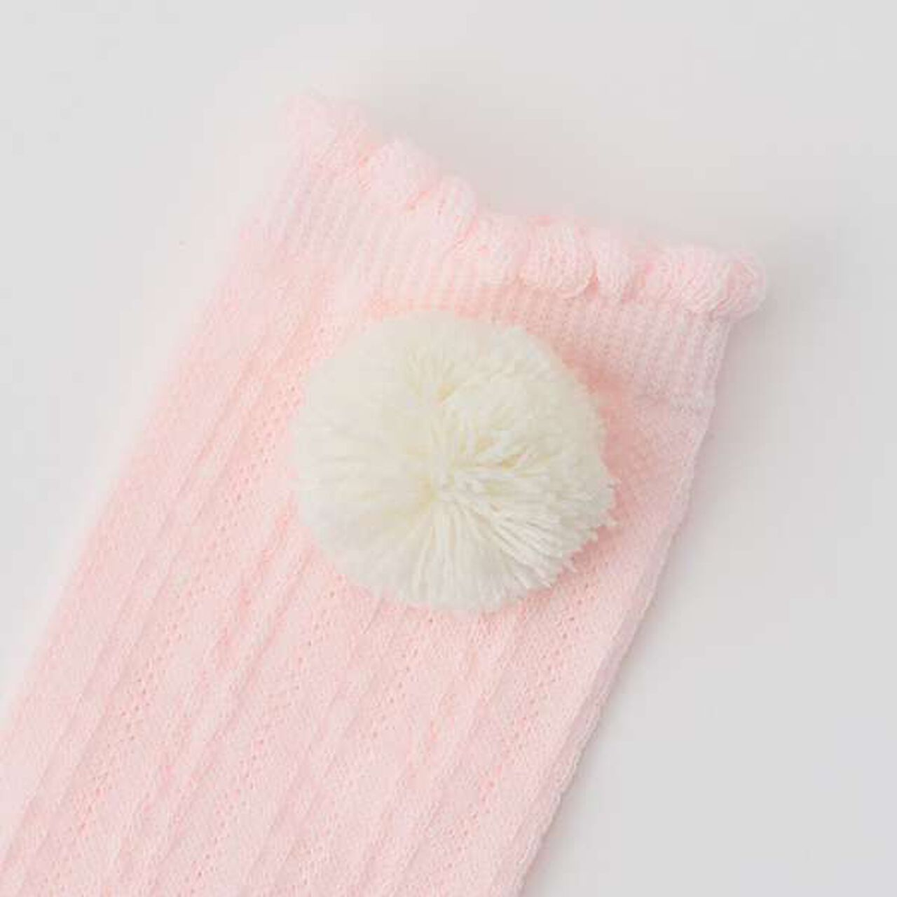 Bonten-Style Cable Knee-High Socks,Off white, large image number 1