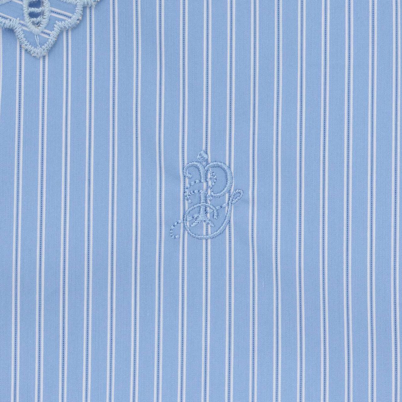 Lace Collar Bow Tie Blouse,White, large image number 6