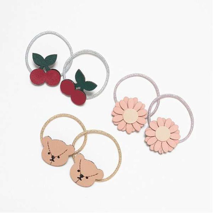 Assorted Hair Ties,Red, medium image number 6